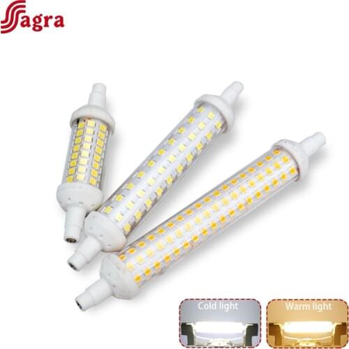 R7S LED 78mm 118mm 135mm Spotlight 6W 9W12W 220V 240V 2835 SMD Lamp Bulb Ceramics Tube Replace 30W 50W 100W Halogen Lamp Light