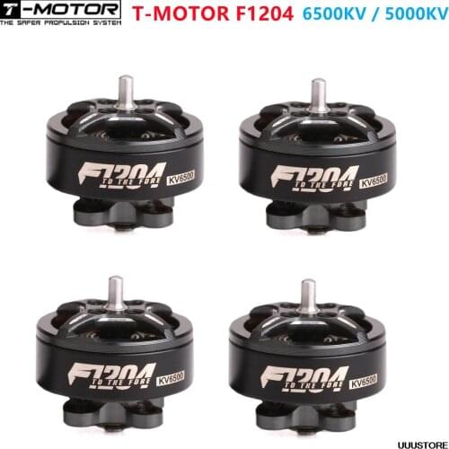 T-MOTOR F1204 1204 6500KV 5000KV 2-3S UltraLight Micro Brushless Motor for 2.5inch 3inch Toothpick Cinewhoop FPV RC Racing Drone
