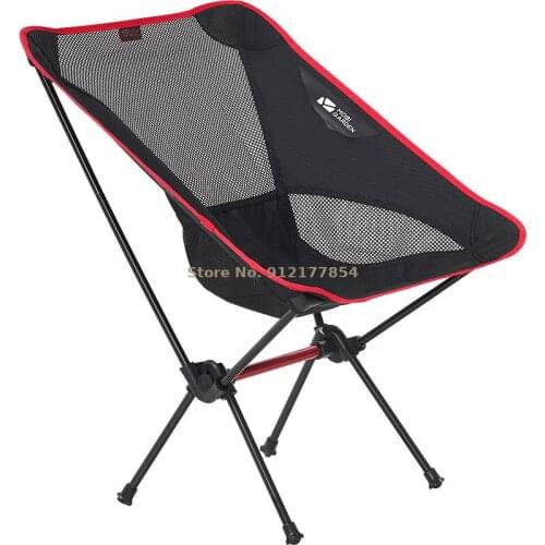 Outdoor folding chair fishing camping convenient folding stool beach back recliner nap artifact