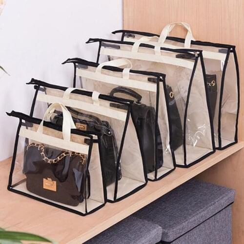 Breathable Handbag Dust Cover Storage Bag Wardrobe Finishing Storage Hanging Dustproof Moistureproof S/M/L/XL