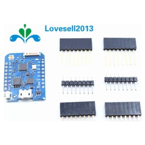 WEMOS D1 Mini Pro 16M Bytes External Antenna Connector NodeMCU ESP8266 ESP8266F CP2104 WIFI IOT Development Board With Free Pin
