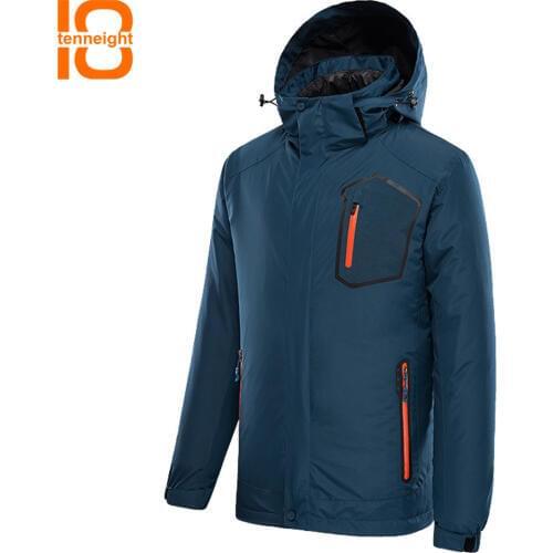 TENNEIGHT Winter Waterproof down liner jacket three-in-one Women Hiking Jacket Outdoor Sport Windbreaker Men Climbing Ski Jacket