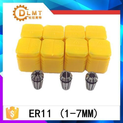 1-7MM ER11 Precision Spring Collet Set High Quality Spring Chuck Set CNC Milling Lathe Tool