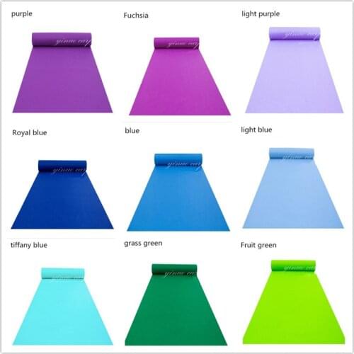 10M/lot Wedding Aisle Runner Centerpieces Non-woven Carpet 20 Colors Available For Party T Station Decoration Props
