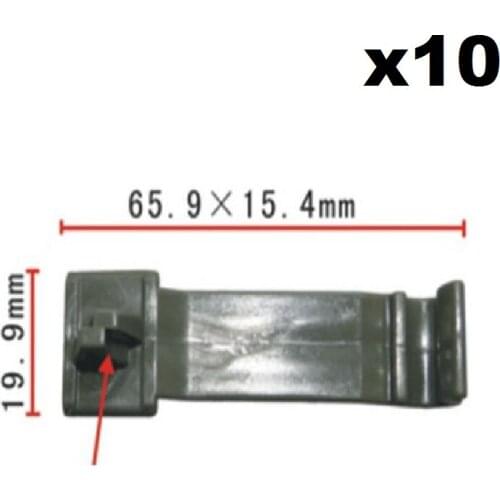 10x For Honda Water-jet pipe clip / Nylon Retainer Clip / Water jet pipe clips Brand New