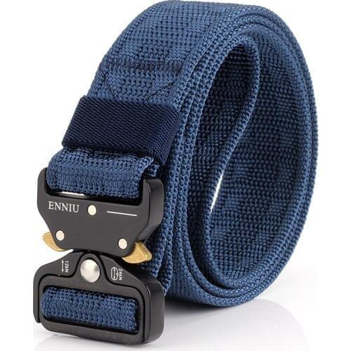 125*3.8 cm Multi-function Outdoor Nylon Wearproof Rappelling Sports Belt Hunting Climbing Military Training Tactical Waistband