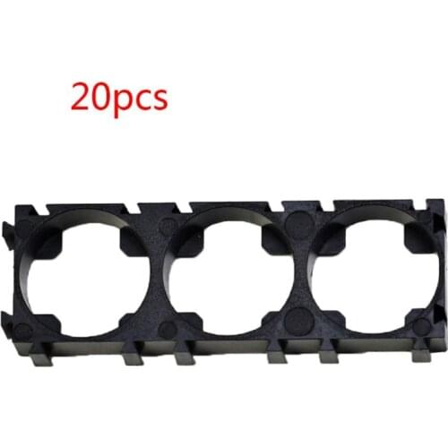 20PCS Safety 1x3 Battery Holder Bracket Anti Vibration Plastic Cell Stand Brackets for 21700 Batteries Pack