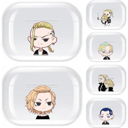 Anime Tokyo Revengers Transparent TPU Case For Airpods Pro 3 Case Silicone Headphone Accessories Air Pods 3 Apple Protective 1 2