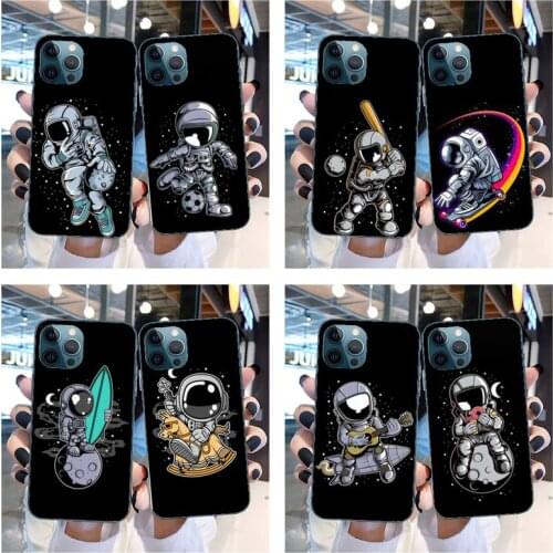 Astronaut Keyboard Phone Case For IPhone SE2 11 Pro XS MAX XS XR 8 7 6 Plus 5 5S SE Case