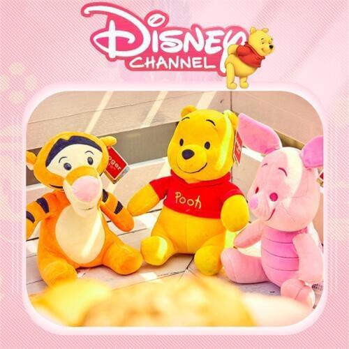 Disney Plush Animal Plush Mickey Mouse Minnie Winnie The Pooh Doll Stitch And Piglet Birthday Gift Boy Girl Toy Free Shipping