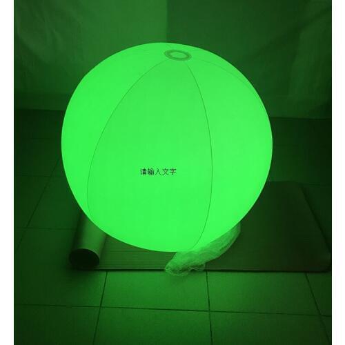 Remote control color changing giant inflatable led balloon Rechargeable battery led beach ball for summer water party concert