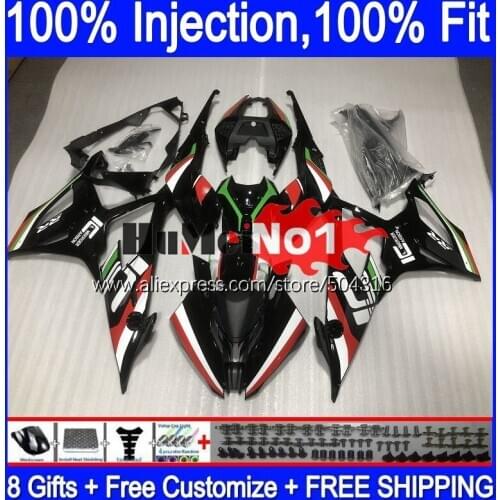 Injection Kit For BMW S1000 RR S 1000 RR CC 2019 2020 2021 129MC.89 S 1000RR black glossy S1000-RR S1000RR 19 20 21 OEM Fairings
