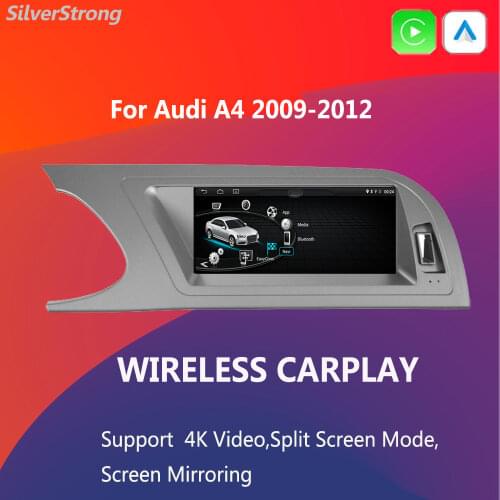 8.8'' IPS Android A4L GPS,CarPlay,for Audi A4 2009 2010 2011 2012,Low/High Compatible,support OEM GPS MMI 2G,support 1080P DVR