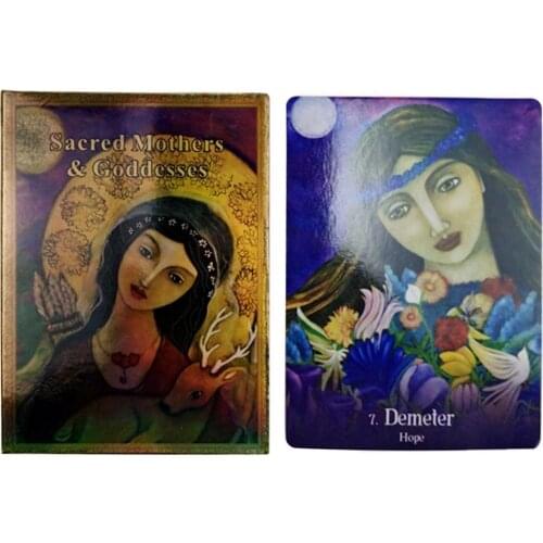 Tarot Cards for Sacred Mothers Goddesses English Board Games