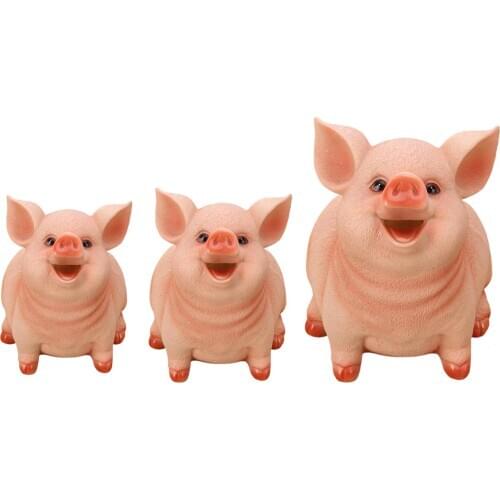 Piggy Bank for Kids Boys Girls Coin Bank Pig Figurine Statues for Home Decor Ornament Money Box Birthday Gift