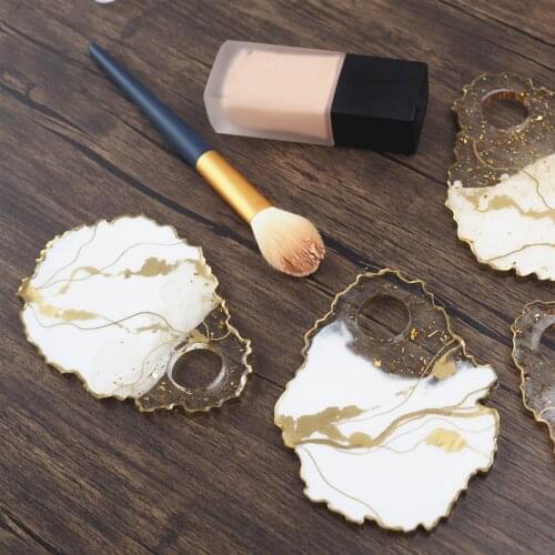 Creative Silicone Irregular Tray Molds Fashion Molds DIY Crafts Resin Epoxy Cosmetics Make Up Palette Mould