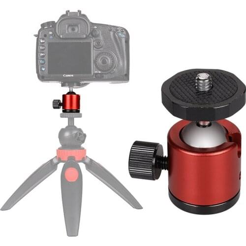 Mini Tripod Ball Head 360 Degree Swivel Ballhead Video Stand Panoramic Heads for Phone DSLR Camera Head Tripod Head Accessories
