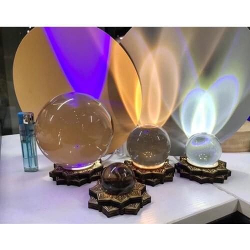 Natural Quartz Crystal Selenite Ball Bracket Lamp Lotus Chakra Yoga Meditation Reiki Healing Mineral Specimen Home Decor