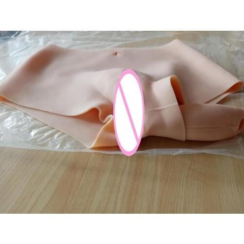Enhancer Hip 70CM Silicone Realistic Vagina Panty Shemale Crossdresser Pussy Pants Transgender Artificial Sex Fake Underwear 1G