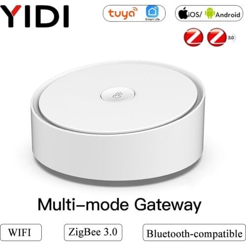 Tuya Smart Life Smart Multi-mode Gateway ZigBee WiFi Bluetooth-Compatible Hub Wireless Control with App Alexa Google Home Voice