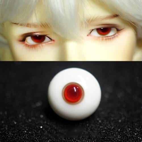 Eye Ball 12mm/14mm/16mm/18mm Glass Eyes for 1/3 1/4 1/6 BJD Dolls Accessories