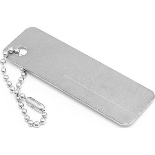 Topind Fishing Roll Lead Sheet Plate Hook Hone Fishhook Grinder Sharpener Fishing Tackle Accessory Tool with Hanging Lanyard