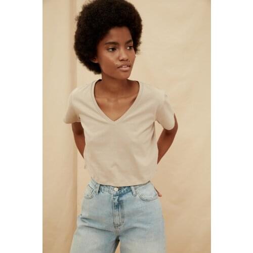 Женские укороченные футболки Trendyol China At AliExpress