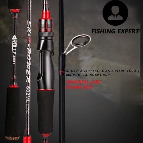 Ultra Light Boat Lure Tackle ML Carbon Long Casting Spinning Rods with Reel Wheel Inserting Blackfish Pole Sea Fishing Gear Set