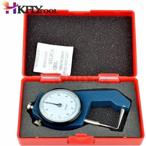 Dental Caliper Thickness Gauge 0-10mm Caliper with Metal Watch Thickness Measurement Dental Lab Equipment Dental Tool