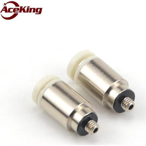 10 pcs AceKing white mini air tube joint kjs4-m3/3-m5/6-m6/4-01 /6-01/ 3-m5 threaded copper quick insert joint
