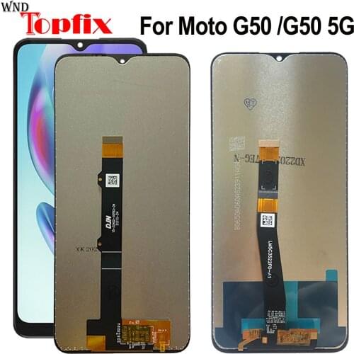 100% Tested 6.5" LCD For Motorola Moto G50 LCD Display Touch Screen Digiziter Assembly For Moto G50 LCD XT2137-1 XT2137-2