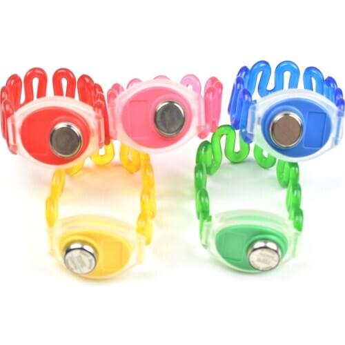100pcs/lot TM 1990A-F5 IButton Wristband Touch Memory Sauna key Red, yellow, green, blue
