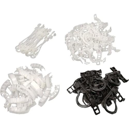 100x Agricultural Hook Farming Tomato Greenhouse Clamp Fruit Vegetable Fix Clips