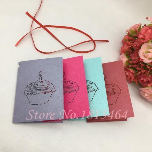 60pcs Birthday Wish Cards/Thank you/Blessing Card/Message Card/Table Mark Hang Tag Card Gift Birthday Stationery Supplies