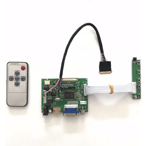Free shipping Universal RTD2660 HDMI VGA AV LCD Controller Board for 15.6inch 1366x768 LP156WH2-TLAA LED Monitor Kit