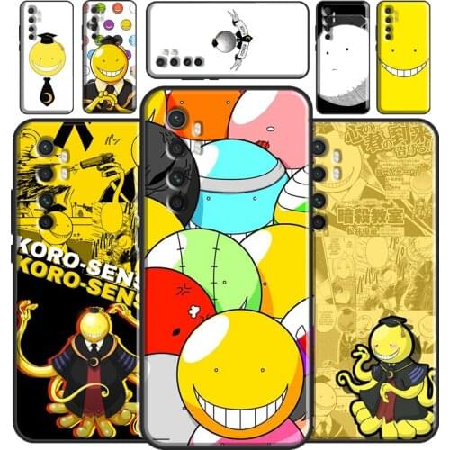 Koro Sensei Assassination Classroom Case For Xiaomi Mi 11 Lite Ultra 9 10 9T 10T Pro A3 POCO F3 F1 F2 M3 X3 Pro Bumper Cover