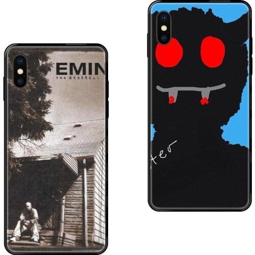 For Huawei Honor 6A 7A 7X 8C 8X 9 9A 9I 9X 10 10I 20 20I 20S Lite Pro The Marshall Mathers Lp Eminem Black Soft TPU Phone Cover