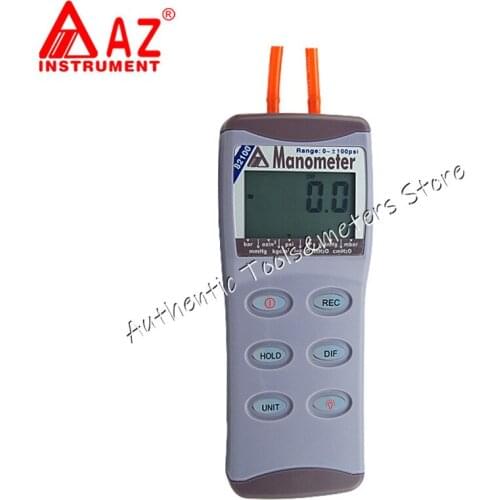Digital Manometer AZ-82100 Digital Pressure Gauge Pressure Meter Differential Pressure Meter 0-100 psi AZ82100