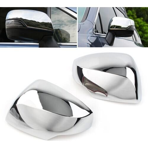 For Subaru Forester SJ Chrome ABS Rearview Mirror w/ Turn Light Side Rear View Mirrors Cover Cap 2013 2014 2015 2016 2017 2018