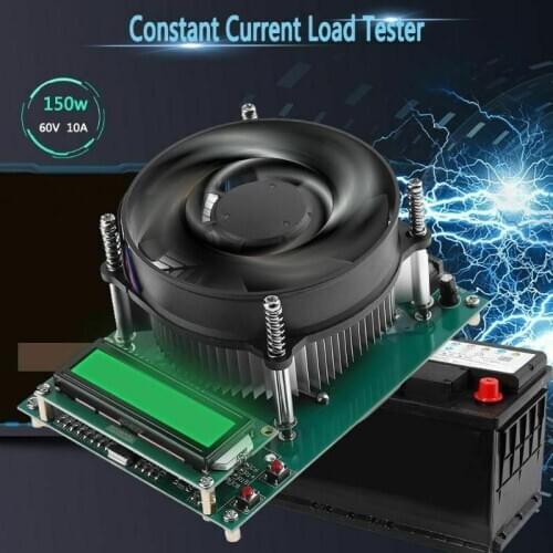 150W Constant Current Electronic Load 60V 10A Battery Tester Discharge Capacity Meter
