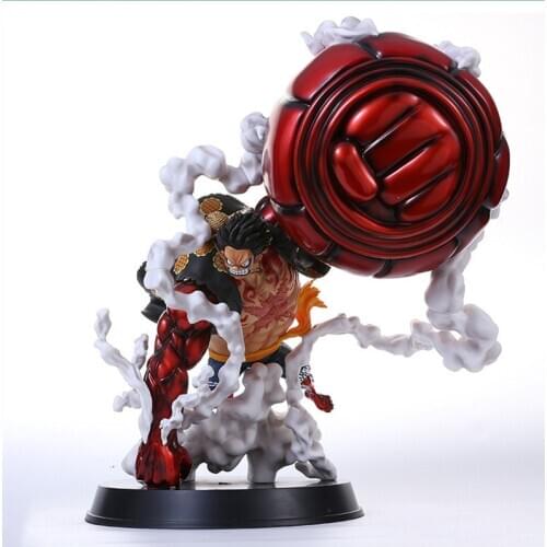 Japanese Anime One Piece Figure Statue 25CM PVC Gear Fourth Big Hand Luffy Figure Decoration Model Toys For Collection ZH484