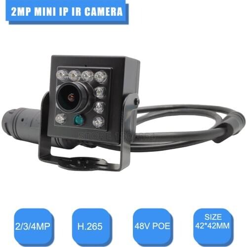 H.265 48V POE Camera 2MP 3MP 4MP IP Network Camera 10 IR LED Night Vision IP Camera Home Security Video Surveillance Camera