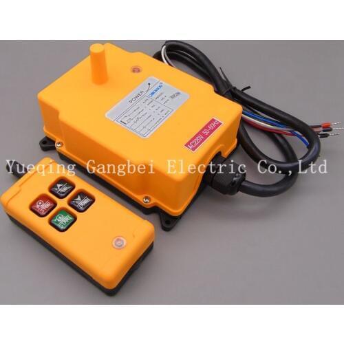 HS-4 Hoist crane remote control wireless radio Uting remote control 380VAC 220VAC 36VAC 12VDC-24VDC
