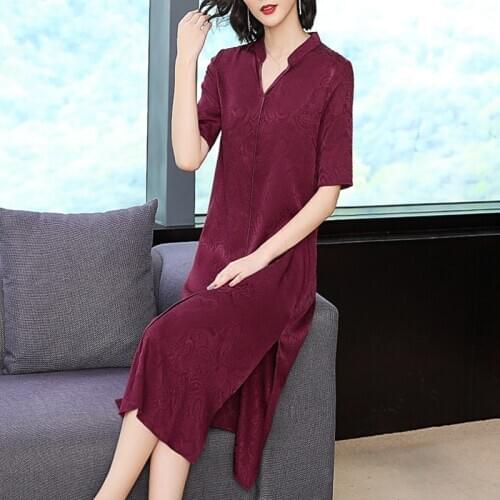 Summer Casual Green Print Half Sleeve Midi Sundress 2021 Vintage Loose 4XL Plus Size Dress Women Elegant Bodycon Party Vestidos