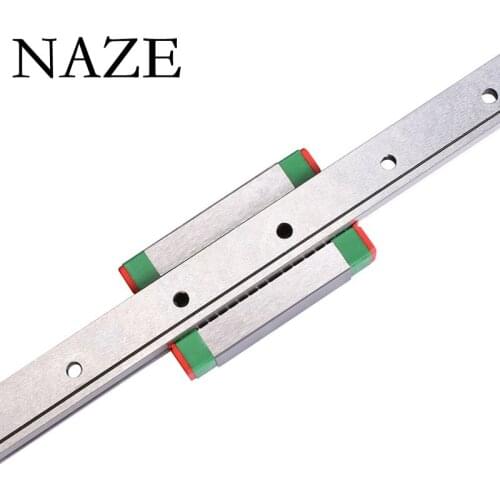 NAZE Miniature Linear Guide MGN12H MGN9C MGN15C MGN7H L100 200 350 800mm +1pc MGN12C or MGN12H Extended Slider 3D Printer CNC