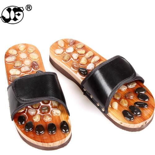 Men Foot massage slippers winter warm house slippers waterproof 2019 brand anti dirty plush male shoes non-slip