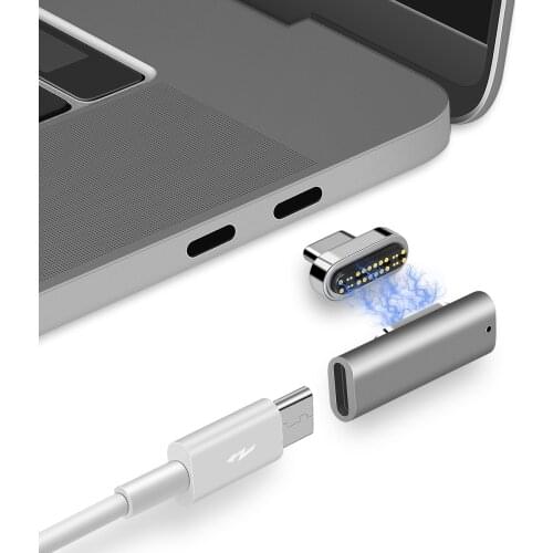 2021 New Arrival Type C Magnetic Adapter 24PINS 40Gbps Date 100W 20V/5A Charge 5K@60Hz For Thunderbolt 3 For USB C Devic