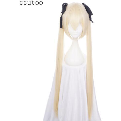 Ccutoo Yosuganosora Kasugano Sora In Solitude Cosplay Wig 100cm Blonde Synthetic Hair Costume Wig Heat Resistance Fiber