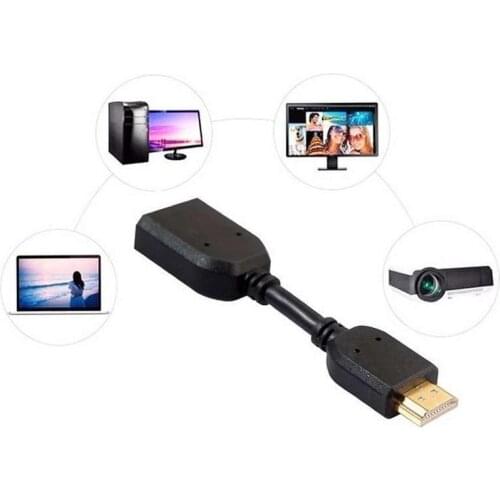 HDMI-compatible Extension Cable Male To Female 15CM Version 2.0 4K HD Extension cable For Laptop LCD TV Ps3 Projector In Stock