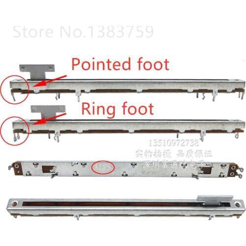 T handle original mixer fader straight slide potentiometer stroke 100MM total length 128MM 10K